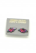 Rainbow Butterfly Studs